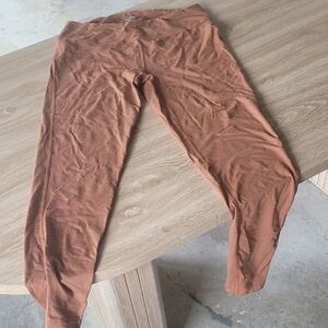 XXL MERINO WOOL RUST/ BROWN Leggings